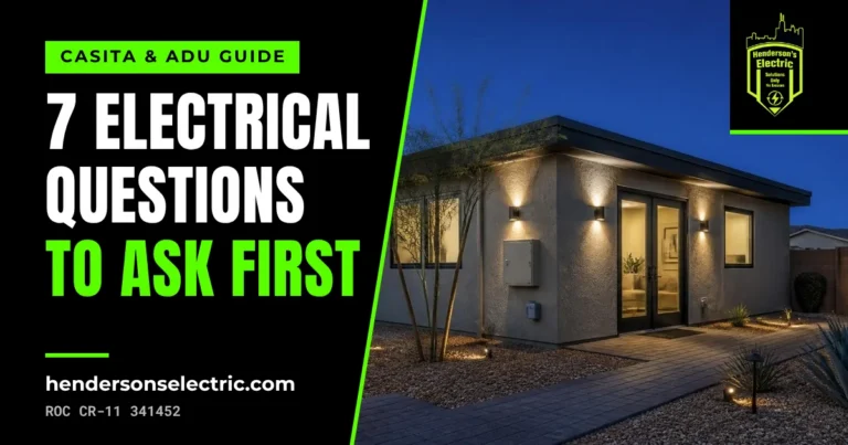 Adding a Casita or ADU in the East Valley? 7 Electrical Questions to Answer First